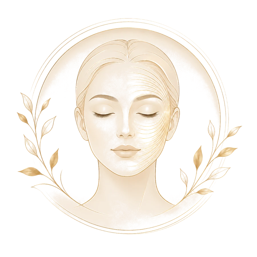 EVE ACE OF FACE illustration in the ABC house style, Dr Amna Belhoul Medical Center, Dubai